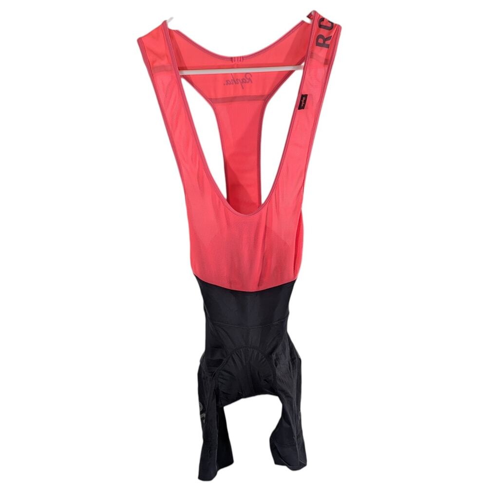 Rapha Cycling Bib Pink Coral Black Womens Souplesse Shorts Size XXS 2XS Italy